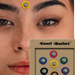 Comet Busters Pack Of 7 Twirl Pattern Bindis image 4