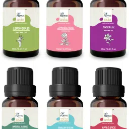 Lemon Grass, Rose, Jasmine, Apple Spice, English Ocean and Ginger Lily Aroma Oil, Diffuser, Diffuser Set-image-47