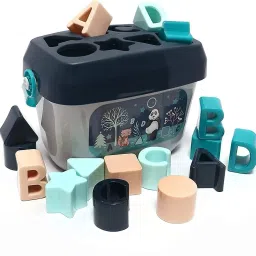 Baby and Toddler First Block Shape, Sorter, Colors, ABCD Shape, Toys for Kids-3