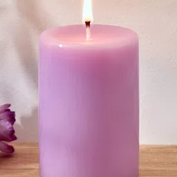 Home Centre Purple Lavender Scented Pillar Candle-51