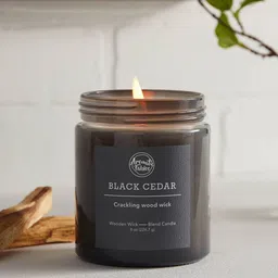 Aromatic Fables Black Printed Green Apple Scented Candle-picture-10