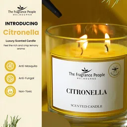 The Fragrance People Yellow Scented Jar Candle With Lid-16