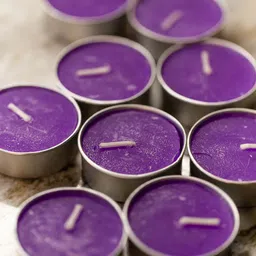 Aromatic Fables 25 Pcs Purple Lavender Scented Candles-41
