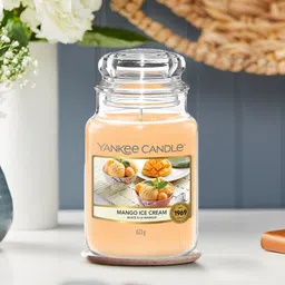YANKEE CANDLE Orange Mango Ice Cream Scented Jar Candles-image-96