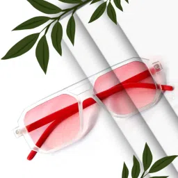 Gradient Retro Square Sunglasses (Free Size)-image-31
