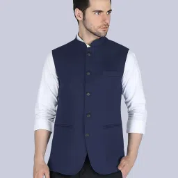 Men Solid Nehru Jacket-picture-12