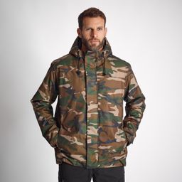 WARM WATERPROOF JACKET 100 CAMO WOODLAND-image-6