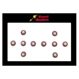 Comet Busters Set Of 10 Bindi Sindoor image 1