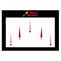 Comet Busters 5 Pcs Maroon & Pink Reusable Bindi image 1