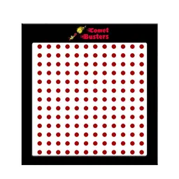Comet Busters 156 Pcs Reusable Designer Bindis - Red-49