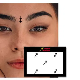 Comet Busters 5 Pcs Reusable Designer Bindis - Black image 3