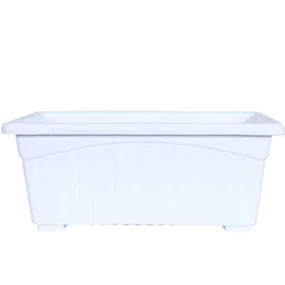 Kuber Industries Set of 3 Rectangular Jupiter Plastic Window Flower Planters image 4
