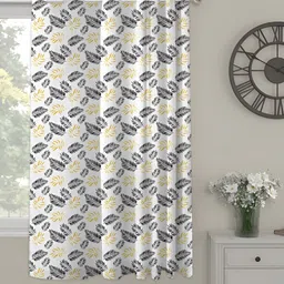 OASIS Black Ethnic Motifs Printed Window Curtain-image-73