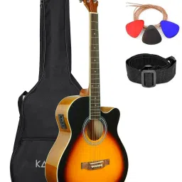 Frontier Series, Acoustic Guitar With EQ Die Cast Keys Combo + Online Classes) Acoustic Guitar Rosewood Ash-image-78