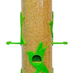 Pack of 1 Balcony Outdoor Hanging Large Feeder | 0.9kg Food Capacity | 6 Nozzles Tube Bird Feeder-34