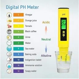 r-tek ph Meter for Water Testing | Digital ph Meter for Water Testing (YELLOW) Digital pH Meter image 2