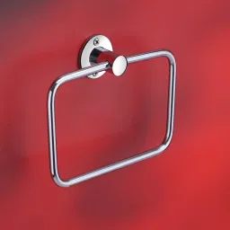 High Grade Stainless Steel Towel Ring Napkin Stand Towel Holder Napkin Ring Towel stand Cloth Hanger Modern Bathroom Accessories (Chrome Finish, Anti Rust) 3.9 inch 1 Bar Towel Rod-image-45
