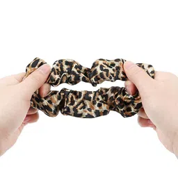 DN Creation Set of 6 Animal Printed Assorted Scrunchies image 3