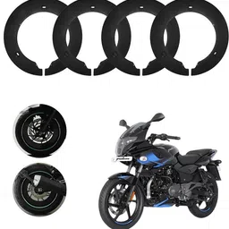 sunriders Bike Wheel Cover 17 Inch For Bajaj Pulsar 220 F Black Half Pack of 4 Pc Wheel Cover For NA NA-picture-10