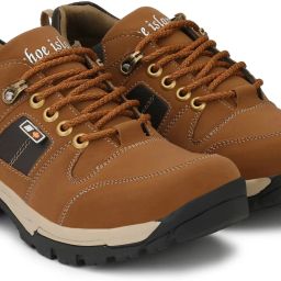 Brown Leather Rough Military Ankle Length Hiking Trekking Casual Boots For Men Boots For Men-image-87