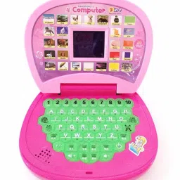 just97 Educational Learning Laptop for Kids with LED Display, Alphabet ABC image 5
