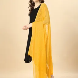 Nimidiya Polka Dot Printed Chiffon Dupatta image 3