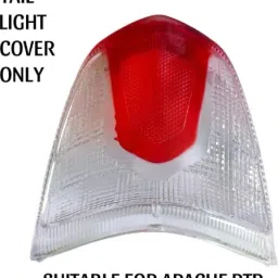 Upper glass cover only. Tail Light Motorbike Halogen for TVS (12 V, 2 W)-18