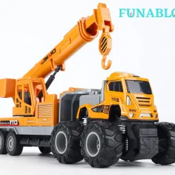 Construction Truck Toys Crane Loader Excavator Truck Toys Diecast-image-62