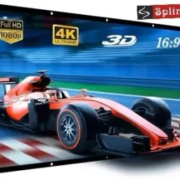Spline 106 Inches Diagonal 16:9 Aspect Ratio, 92 Inches x 52 Inches, Supports UHD-3D-4K Projector Screen (Width 234 cm x 132 cm Height)-picture-48