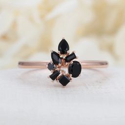 ER-11 Silver Spinel Stack Ring-image-25