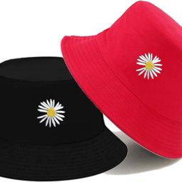 Jamont Unisex Bucket Hat Beach Sun Hat Fishing Hat Reversible Double-Side-Wear-picture-18