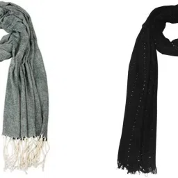 Self Design Pure Cotton Men Multicolor Fancy Scarf-15