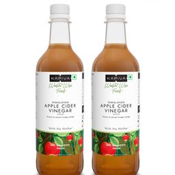 Kapiva Set of 2 Weight Wise Foods Himalayan Apple Cider Vinegar With The Mother-500ml Each-0
