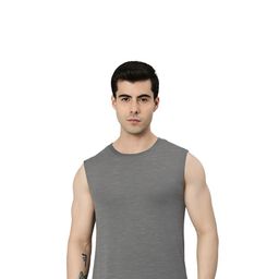 Heelium Men Odour Free Super Soft Anti-Bacterial Bamboo Innerwear Gym Vest-image-34