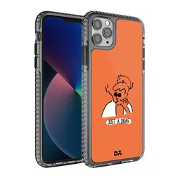 DailyObjects Orange & White Just A Drag iPhone 11 Pro Back Case-20