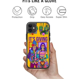 DailyObjects Graphic Printed iPhone 12 Super Slim Back Case image 3
