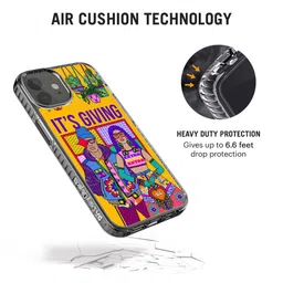 DailyObjects Graphic Printed iPhone 12 Super Slim Back Case image 4