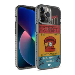 DailyObjects Yellow & Red Telephone Matchbox Printed iPhone 12 Pro Max Phone Case-31