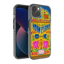 DailyObjects Blue & Yellow Road King Truckback Printed iPhone 13 Mini Back Case-24