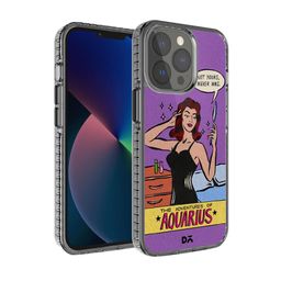 DailyObjects Transparent & Purple Printed  iPhone 13 Pro Back Cover-10
