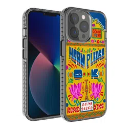 DailyObjects Yellow & Blue Printed Road King Truckback iPhone 13 Pro Phone Case-8