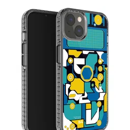 DailyObjects Geometric Printed Apple iPhone 14 Case Cover image 2