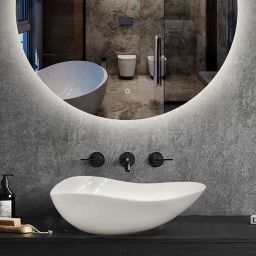 Premium Designer Ceramic Wash Basin(LC White) with Waste Pipe & Coupling set (21*14.5*5)(White) Table Top Basin-image-71