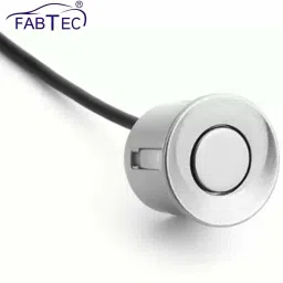 fabtec 4 Silver Parking Sensor With Accessories Kit. All Universal Car 4 Silver Parking Sensor Reverse Radar with Sound Alarm System Parking Sensor image 4