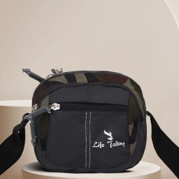 Grey Men & Women Sling Bag - Medium Grey Men Sling Bags-image-32
