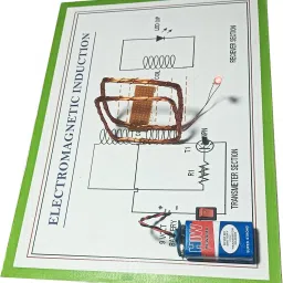 rawat science project Electromagnetic Induction Physics Working Model Educational Electronic Hobby Kit image 2