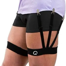JS Enterprises ™ Shirt Stays For Men, Shirt Holder For Men, Adjustable Elastic Shirt 1 Pair Garter-44