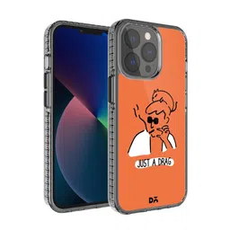 DailyObjects Orange & Black Just A Drag Stride 2.0 Case Cover For iPhone 13 Pro-26