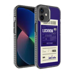 DailyObjects Blue & Beige Lucknow City Tag Printed iPhone 12 Phone Case-50