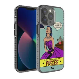 DailyObjects Purple & Green Pisces Printed iPhone 13 Pro Max Phone Case-4
